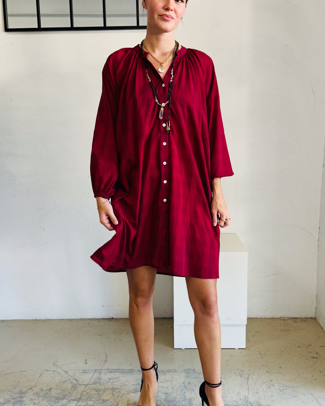 Ruby Check Jane Dress