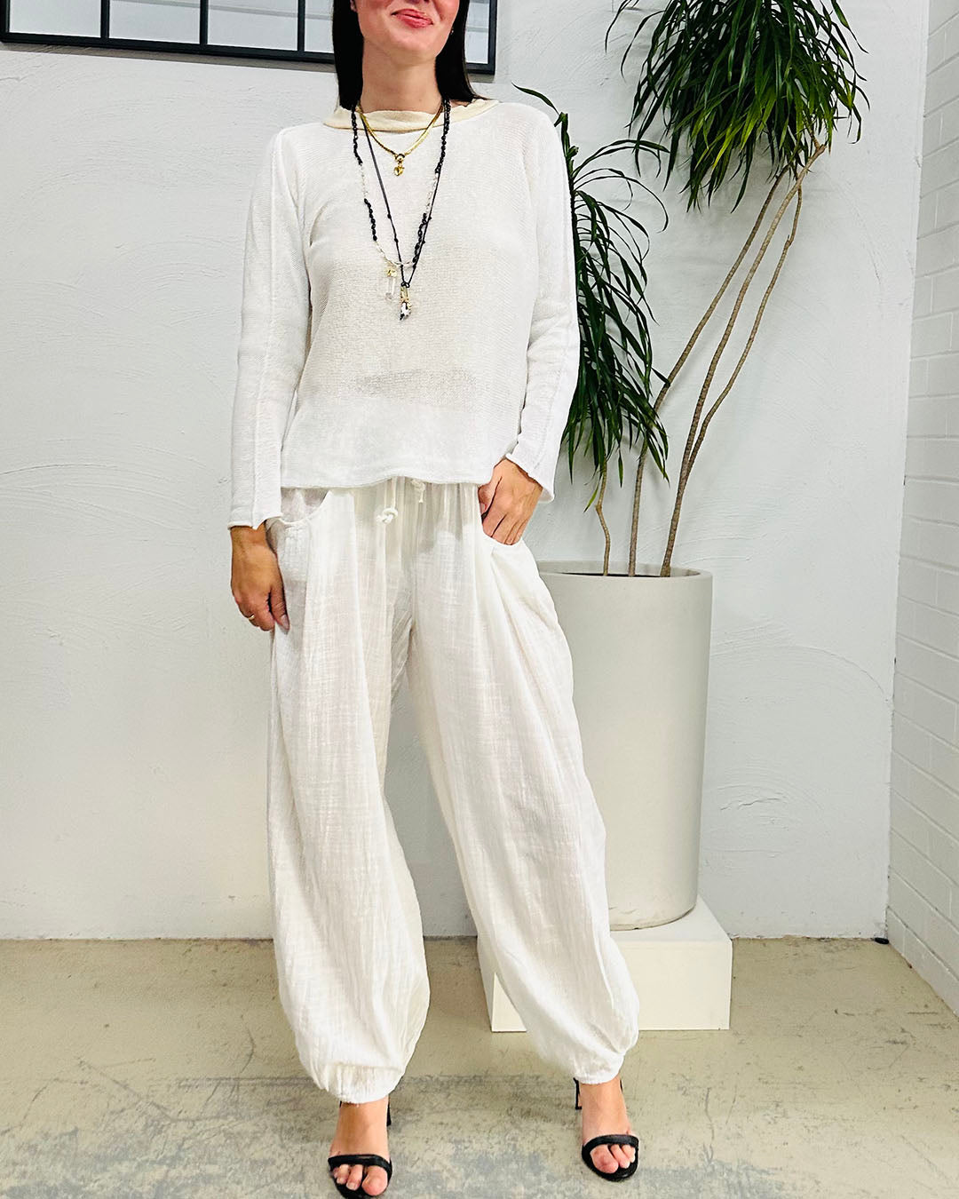 Isabel Knit - Winter white