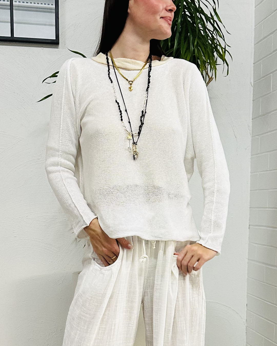 Isabel Knit - Winter white