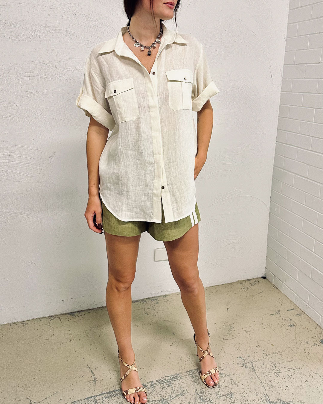 Goddess Short - Pistachio