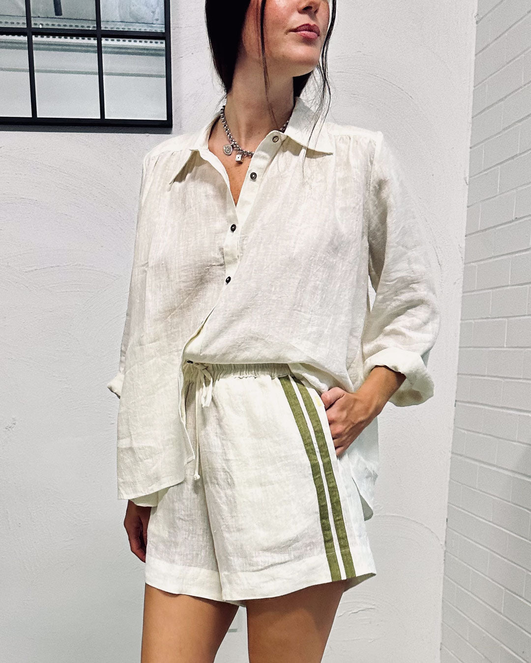 Milla Blouse - Cloud White