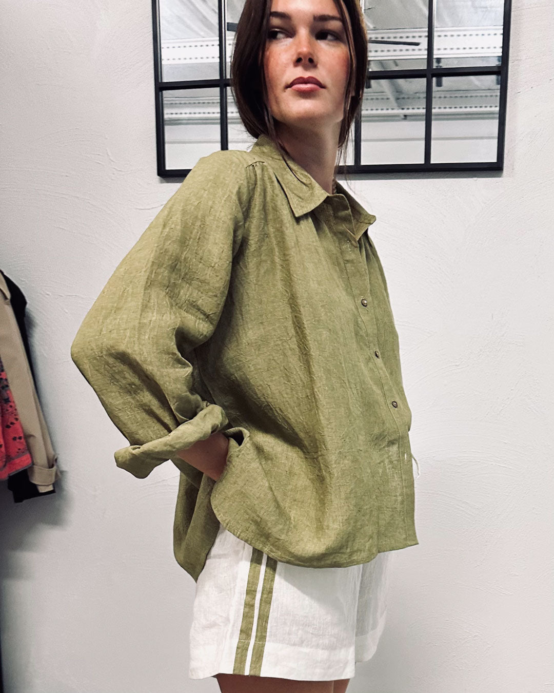 Milla Blouse - Pistachio