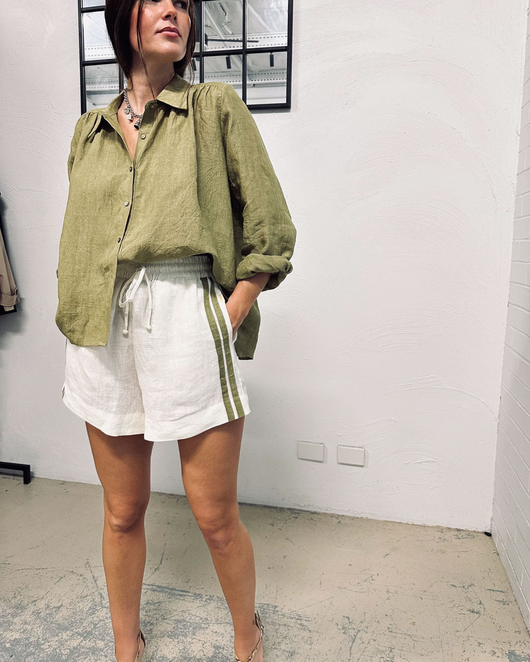 Milla Blouse - Pistachio
