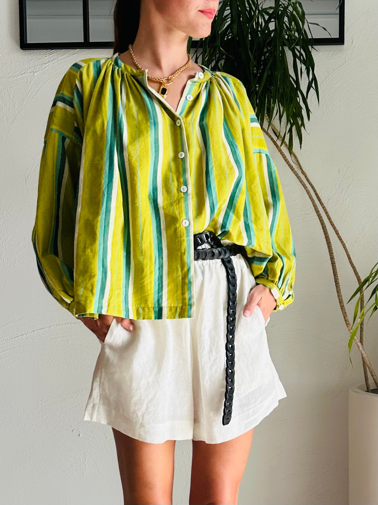Jane Blouse - Jupiter Stripe