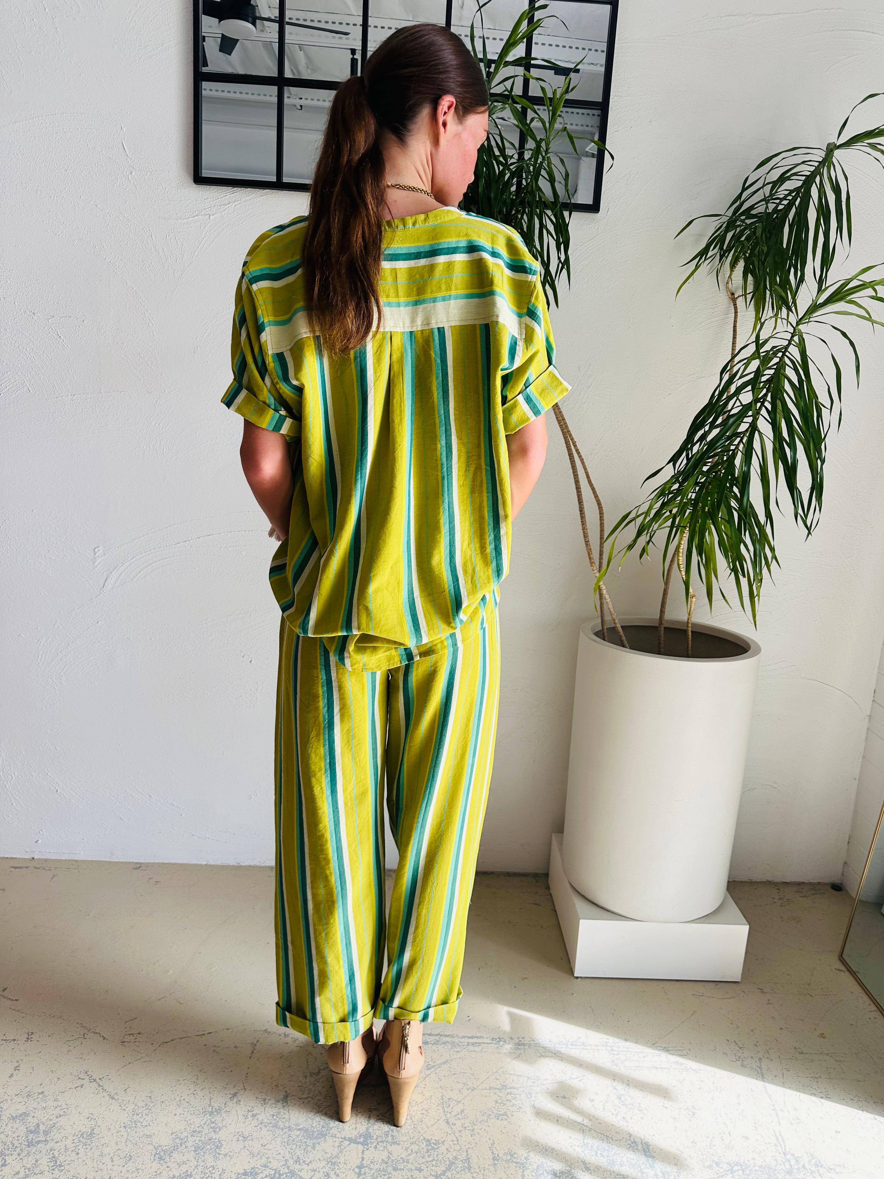 Jupiter Stripe Holiday Blouse