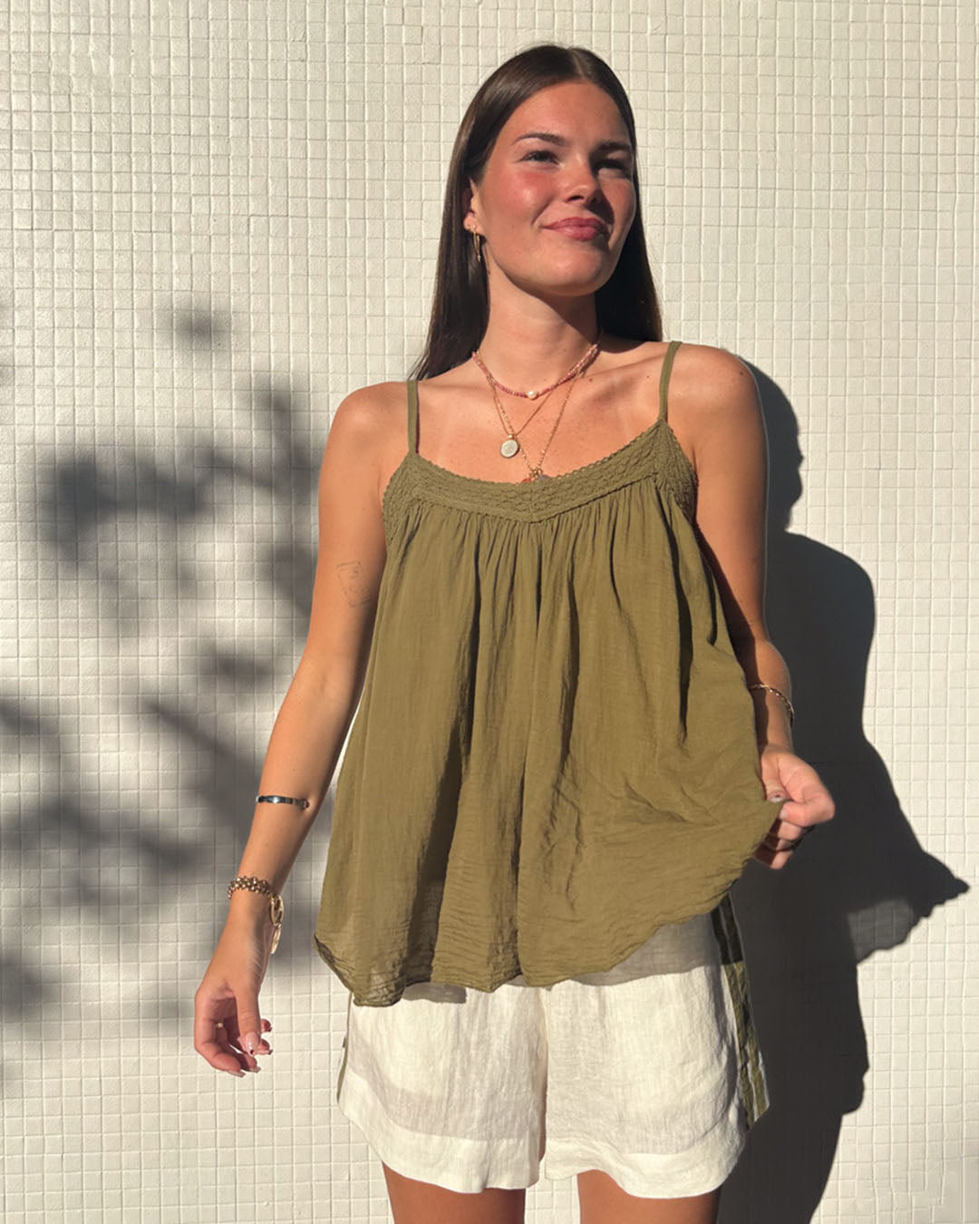 Allegra Cami - Pistachio