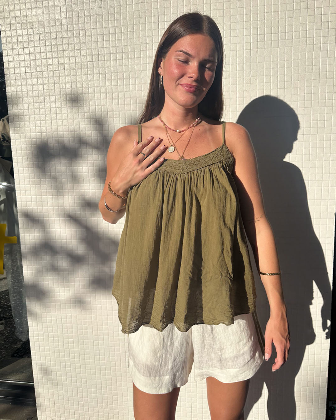 Allegra Cami - Pistachio