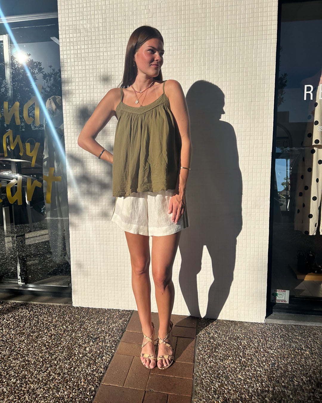 Allegra Cami - Pistachio