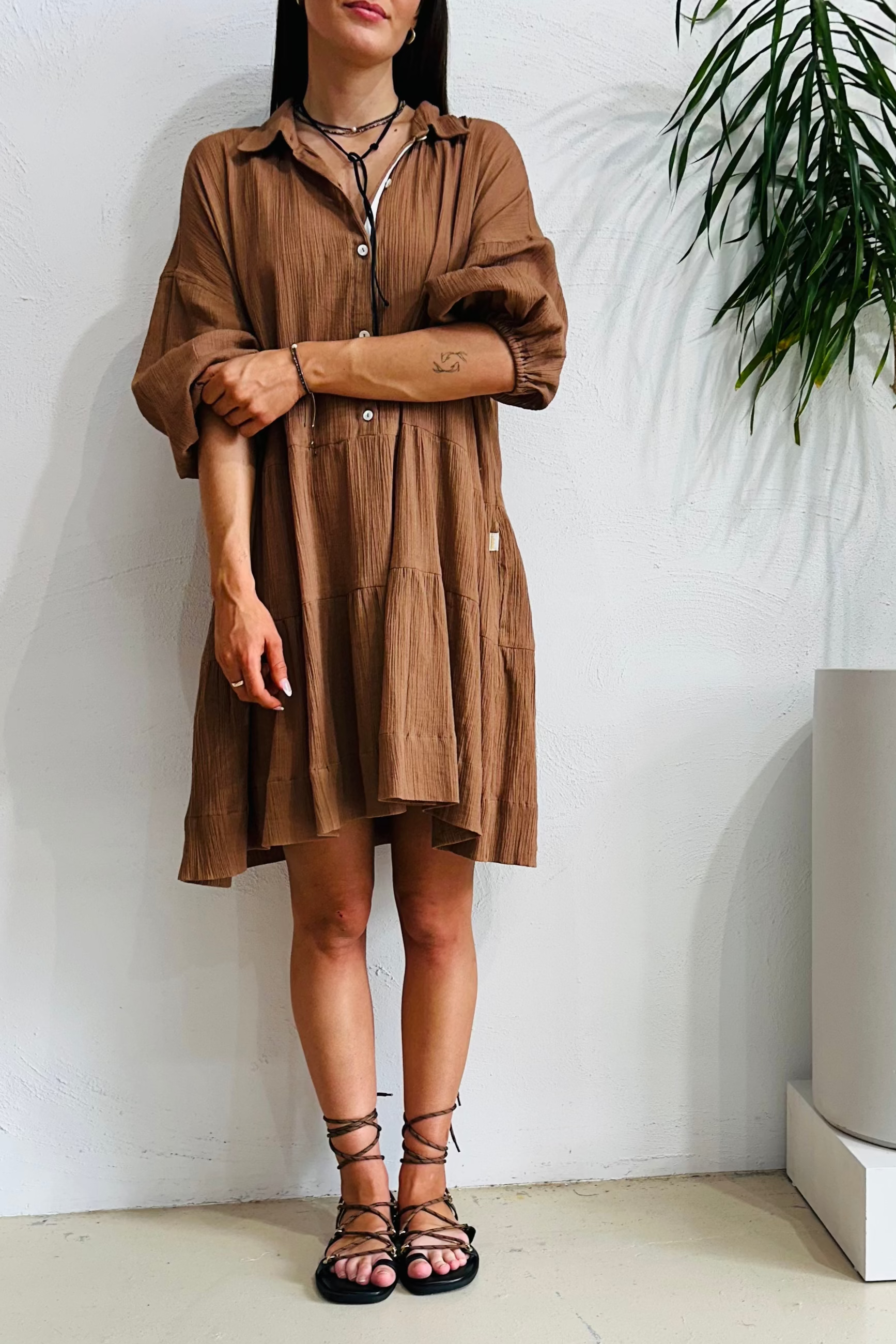 Coffee Angel Dress
