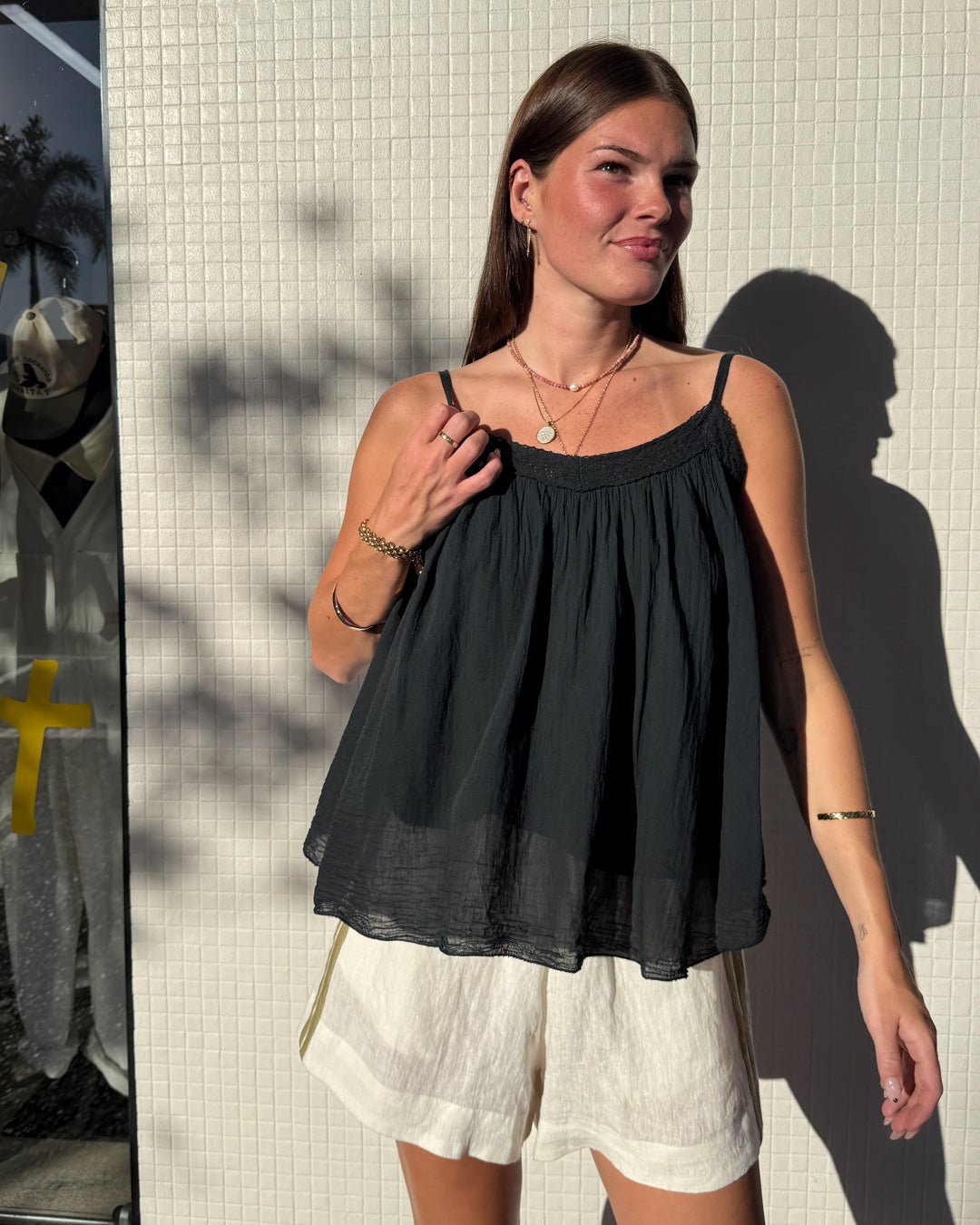 Allegra Cami -Black