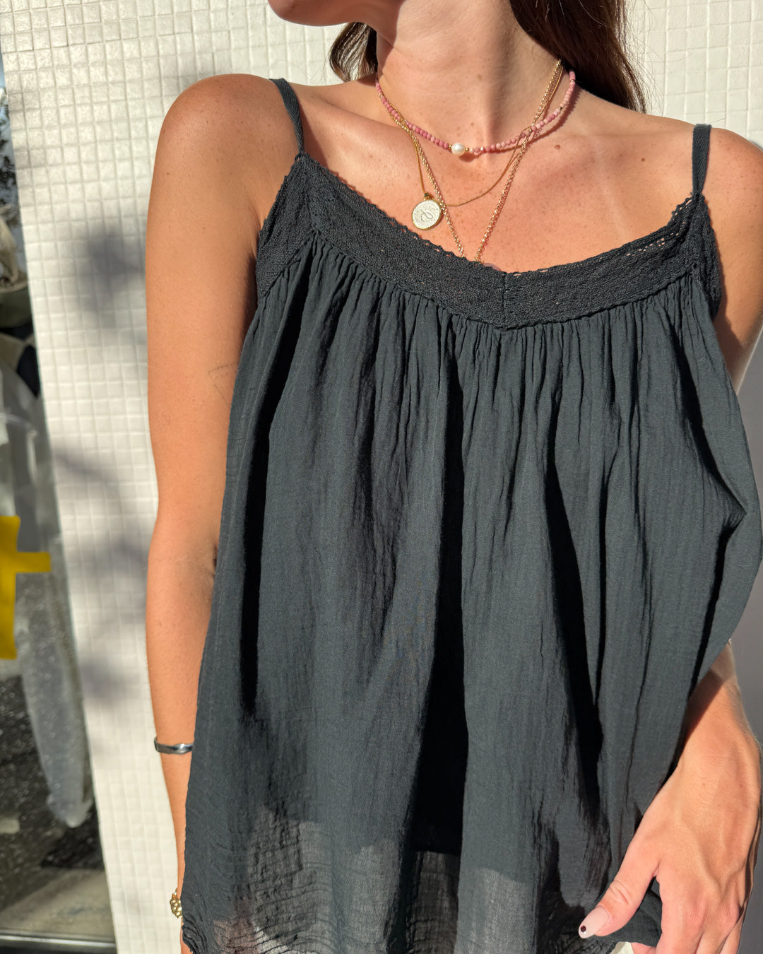 Allegra Cami -Black