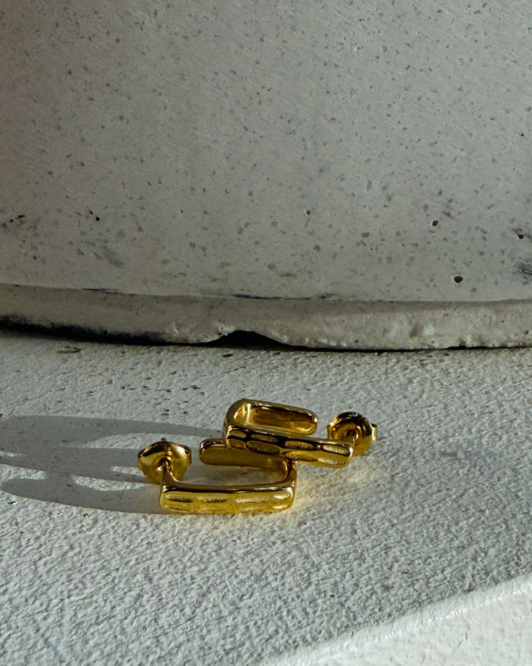 Lucky Hoop Earrings Gold