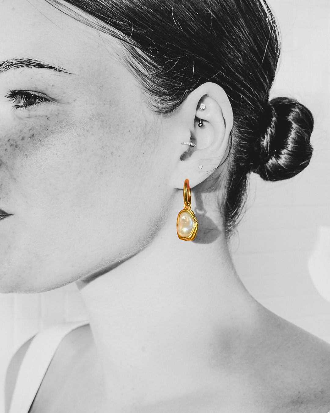 Fresh Drop Huggie Earrings