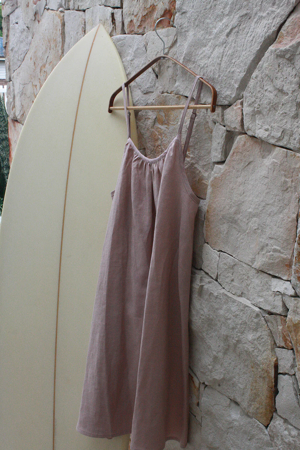 Sun kissed Linen Dress – Premium European Flax™ Linen Blush