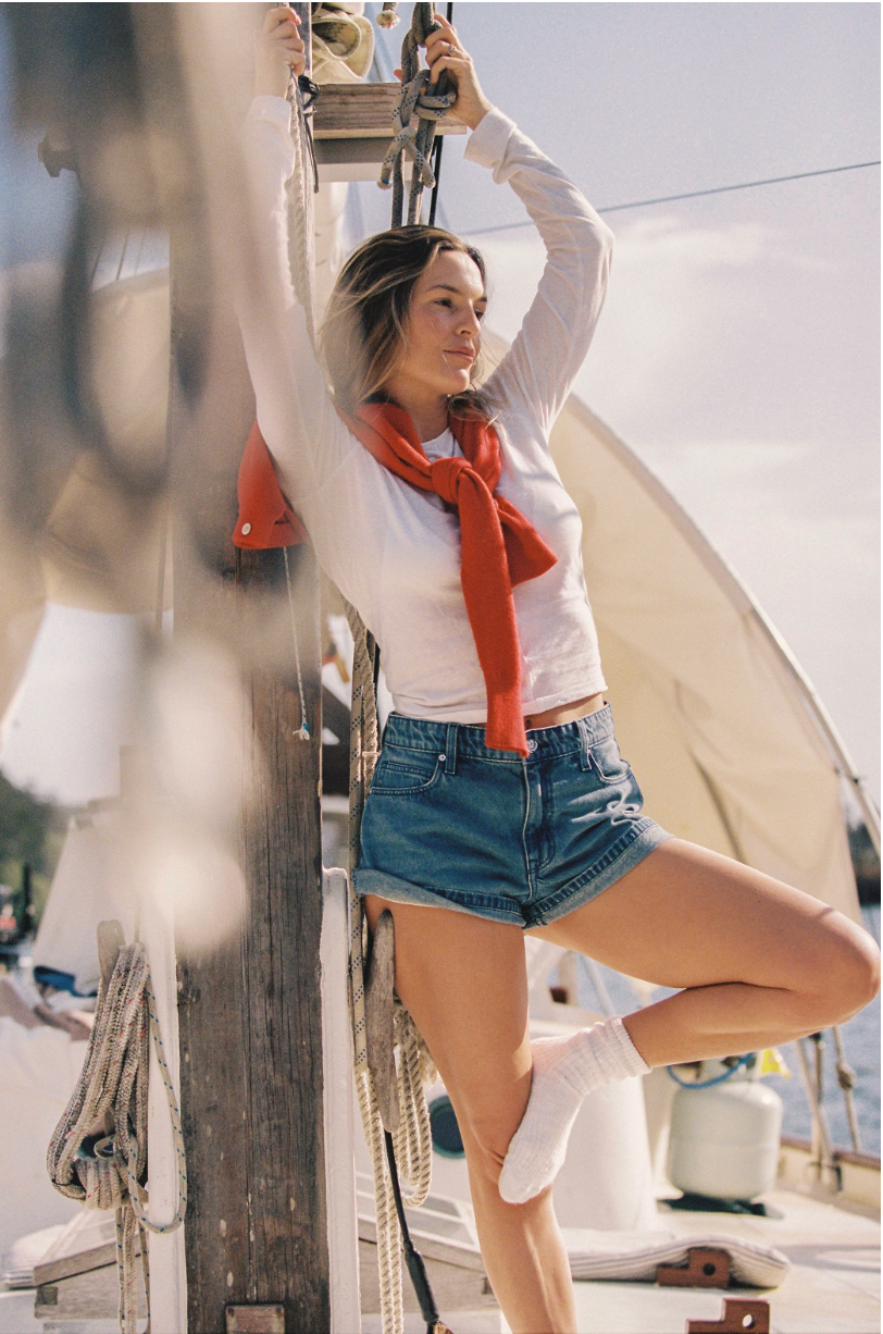 Ebony Marina Mid Blue Denim