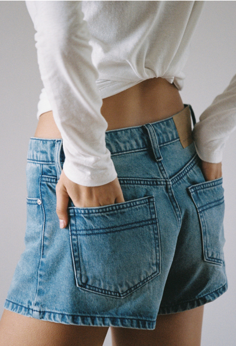 Ebony Marina Mid Blue Denim