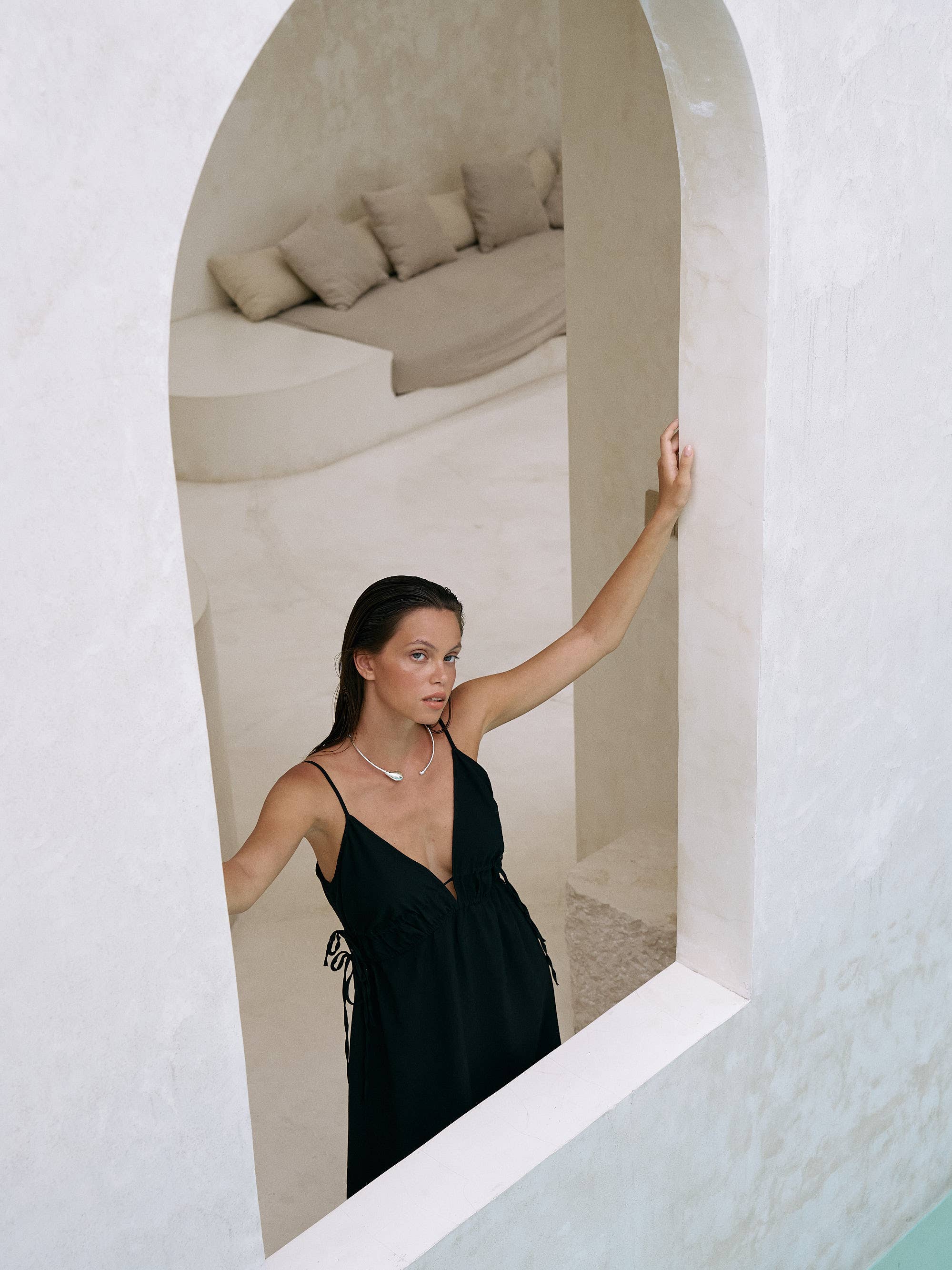 Sofia Ties Maxi Dress