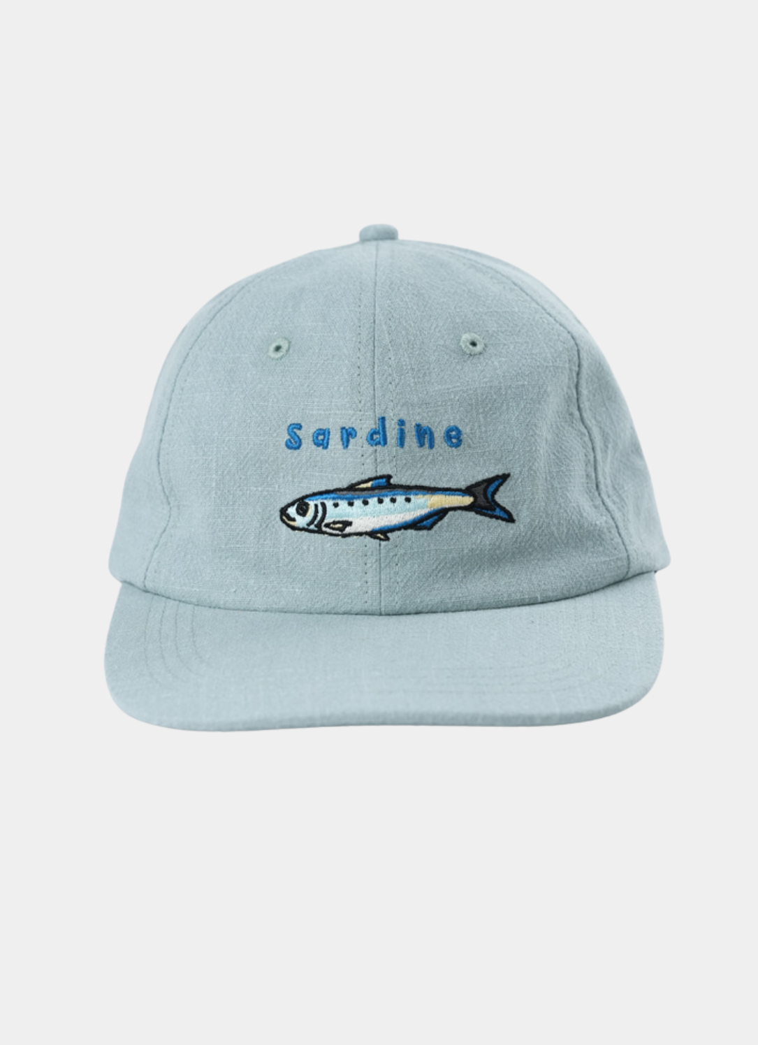 Sardine Fish Blue Hemp Hat - Unisex